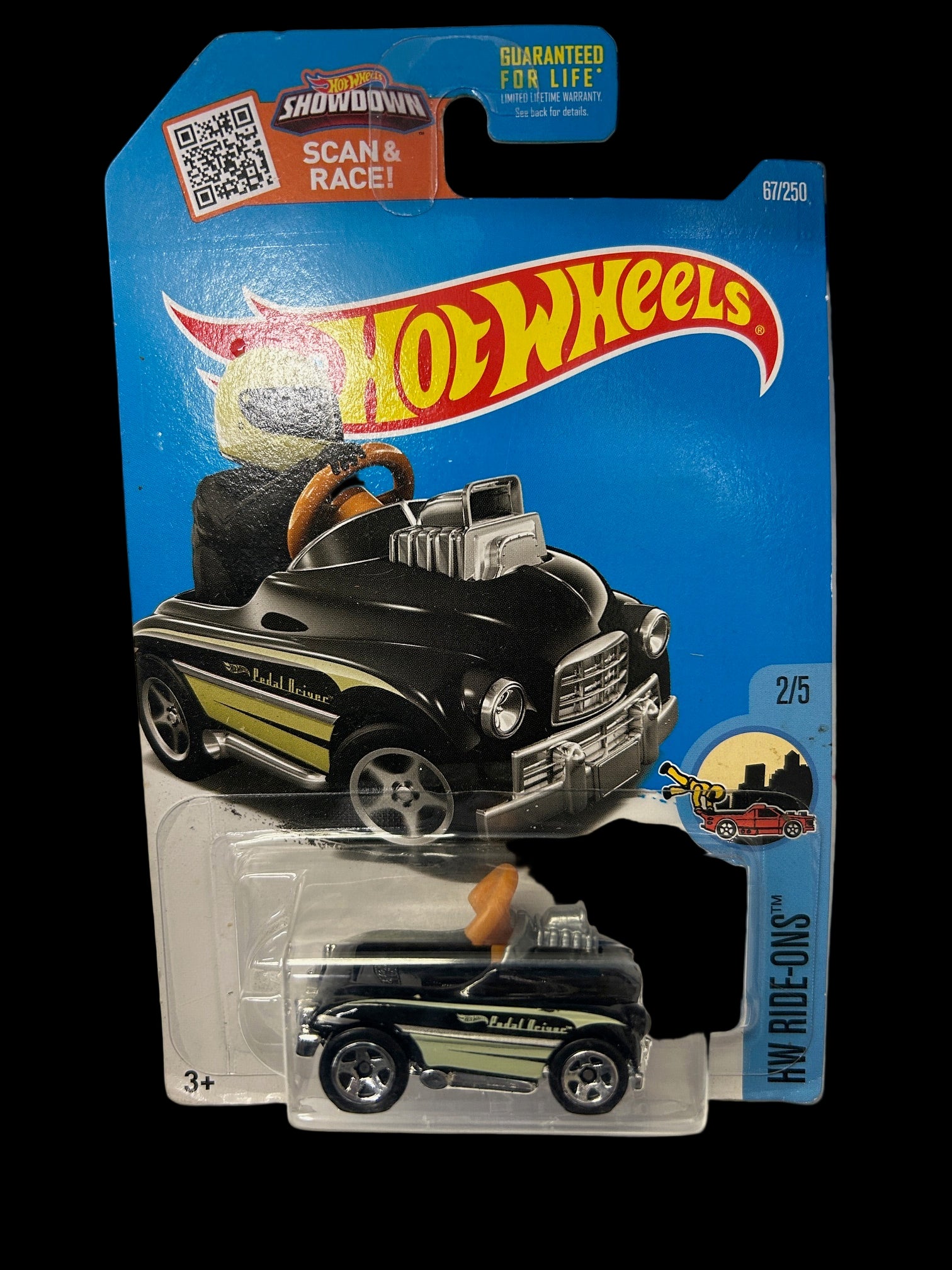 Hot Wheels toy car set in packaging with visible branding.