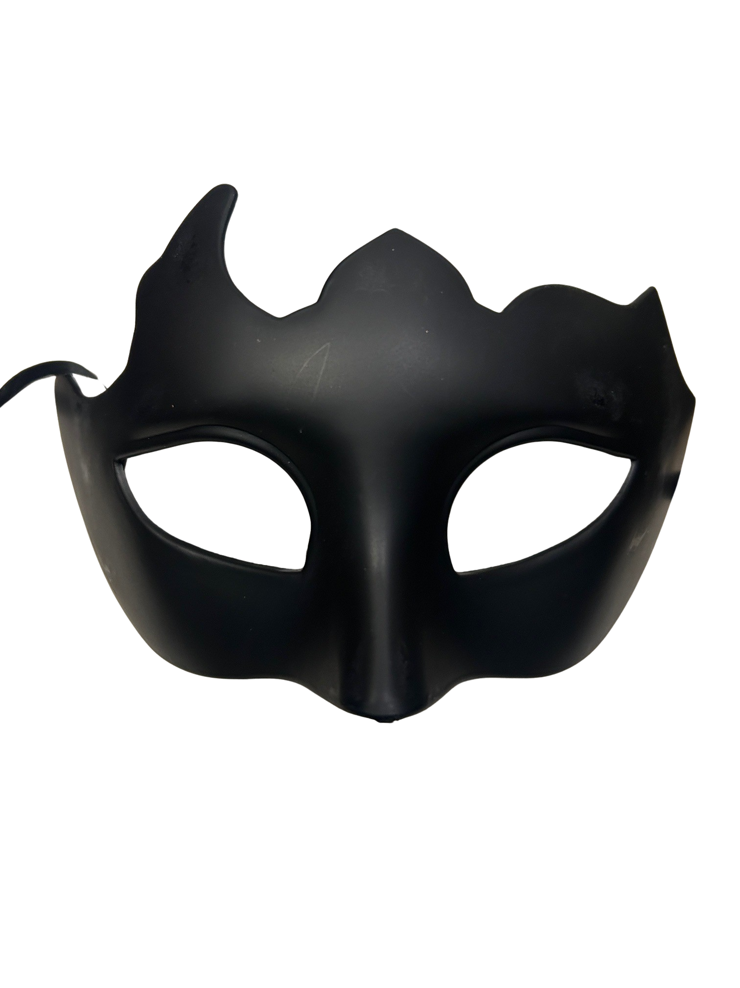 Venetian Style Masquerade Mask (Black with points)