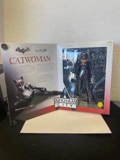 Catwoman Play Arts Kai Batman Arkham City Square Enix Ps3 Action Figure Complete