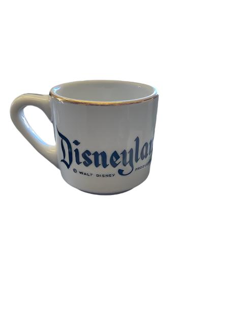 Vintage 1960's Disneyland Coffee Mug w/ Sleeping Beauty's Castle