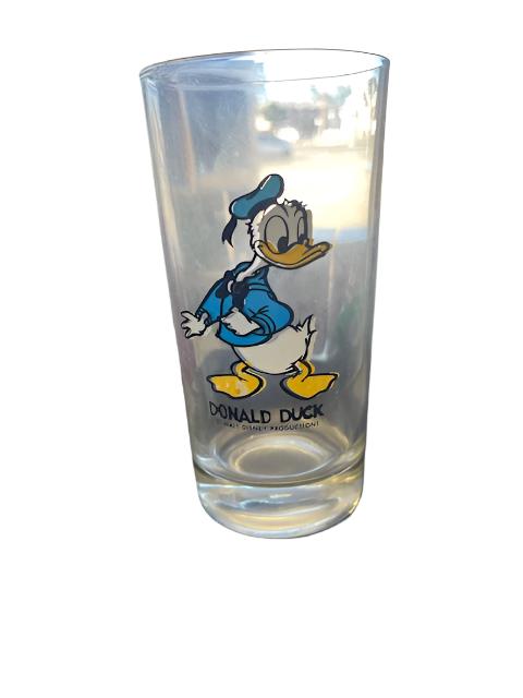 Vintage Walt Disney Donald Duck Drinking glass 1980