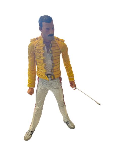 QUEEN 7" Scale Action Figure - Freddie Mercury (Yellow Jacket) by NECA Action Figure