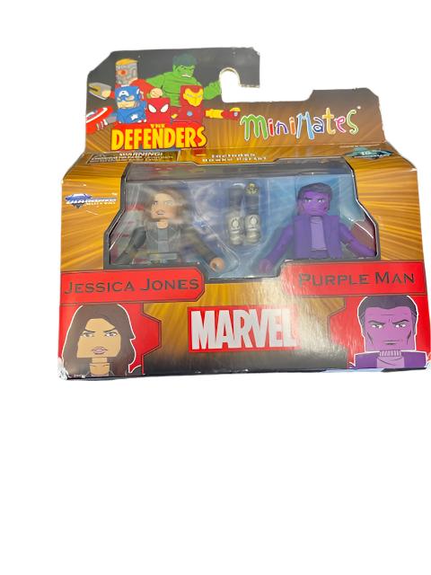 Jessica Jones & Purple Man Minimates Marvel The Defenders Series 75 2" Figure