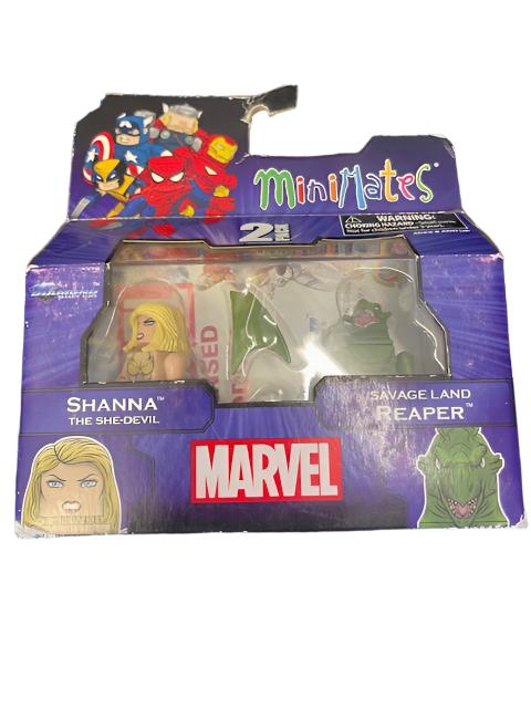 Marvel MiniMates Series 51: Shanna the She-Devil and Savage Land Reaper