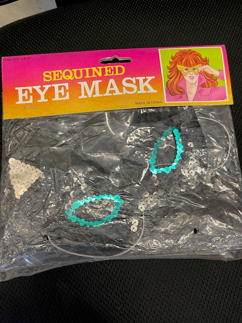 Sequined Eye Mask