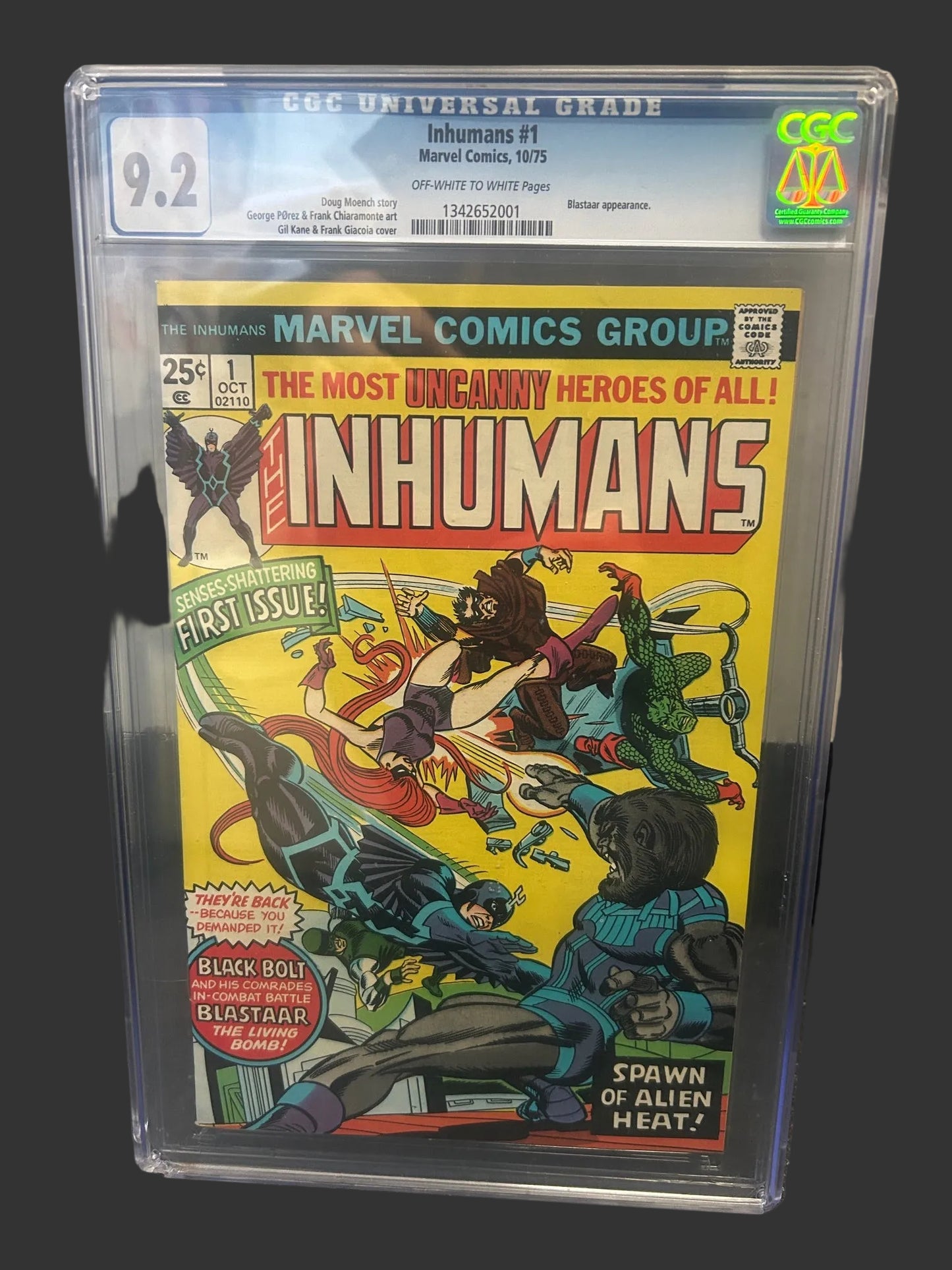Inhumans (1975) #1 CGC Graded Comic