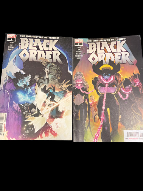 Black Order (2018 Marvel) #1A & 2A