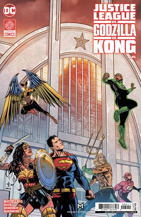 JUSTICE LEAGUE VS GODZILLA VS KONG #5 (OF 7) CVR A DREW JOHNSON