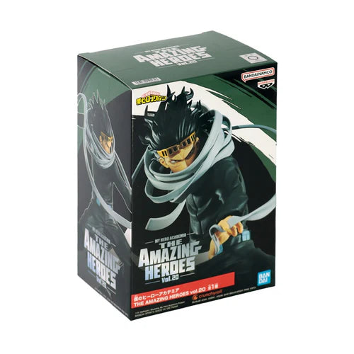 Boxed figure of a character from 'The Amazing Heroes' series by Bandai Namco