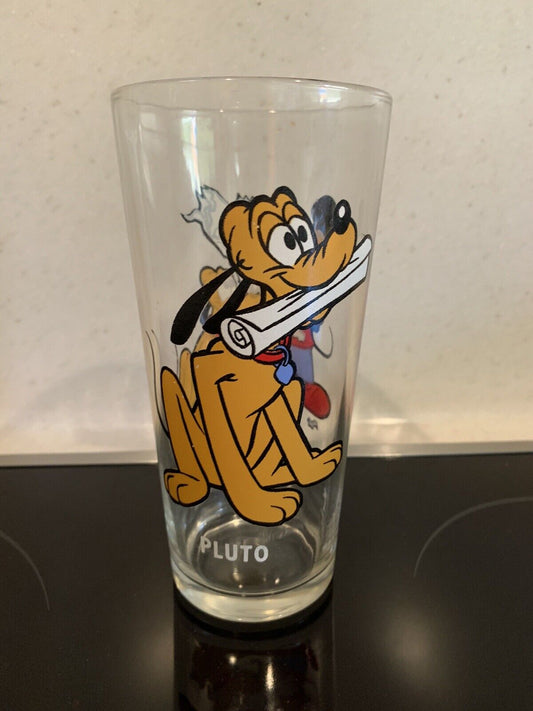 1978 Disney Original Pluto Pepsi Glass Z99