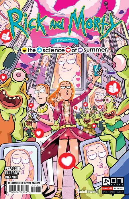 RICK AND MORTY PRESENTS THE SCIENCE OF SUMMER #1 (ONE SHOT) CVR A MARC ELLE   08/22/23RBY (MR)