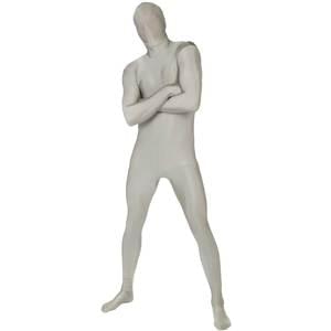 SILVER ADULT MORPHSUIT XX-LARGE