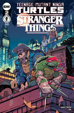 Teenage Mutant Ninja Turtles x Stranger Things #2 Variant B (Corona) 08/23/23