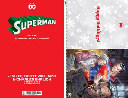 SUPERMAN #8 CVR D JIM LEE DC HOLIDAY CARD EDICIÓN ESPECIAL VAR 2023