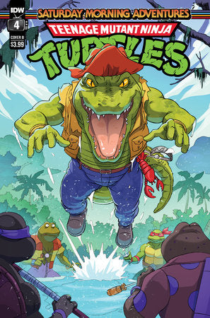 Tortugas Ninja mutantes adolescentes: Aventuras del sábado por la mañana (2023-) # 4 Variante B (Schoening) 30/08/23 