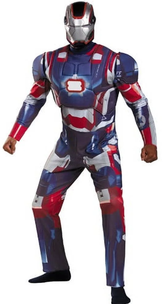 Iron Man 3 Iron Patriot Deluxe Costume (Adult)