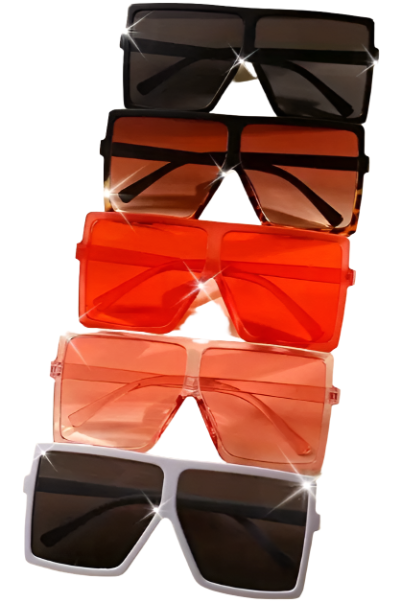 Oversized Squared Fashion Sunglasses