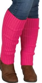 Totally 80's Neon Pink Leg Warmers