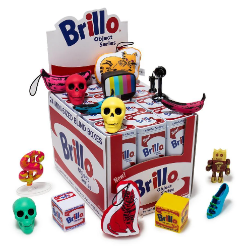 ANDY WARHOL BRILLO BOX ART OBJECT BLIND BOX FIGURES BY KIDROBOT - INDIVIDUAL BLIND BOX