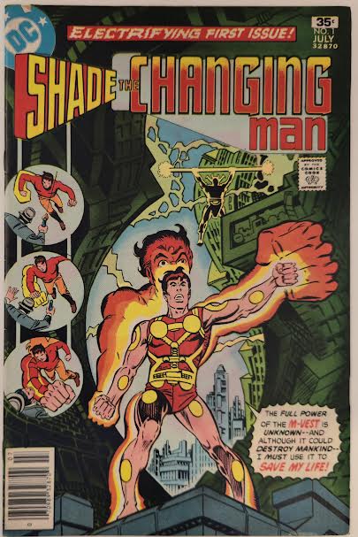 Shade the Changing Man #1 from 1977 with art by Steve Ditko