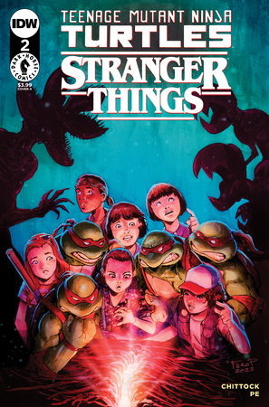 Teenage Mutant Ninja Turtles x Stranger Things #2 Cover A (Pe) 08/23/23