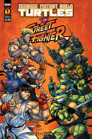 Tortugas Ninjas mutantes adolescentes vs. Street Fighter #1 Portada A (Medel) 2023 