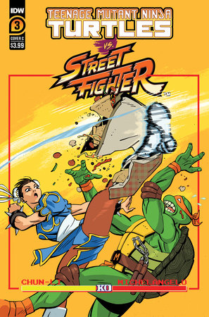 Tortugas Ninjas mutantes adolescentes vs. Street Fighter # 3 Variante C (Reilly) 30/08/23 