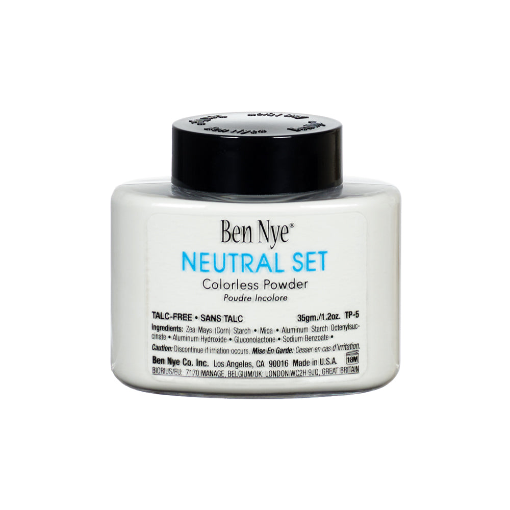 Ben Nye TP-5 Neutral Set Colorless Talc-Free Powder 1.2 oz.