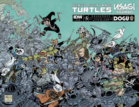 Teenage Mutant Ninja Turtles/Usagi Yojimbo: WhereWhen #5 Cover A (Sakai) 2023