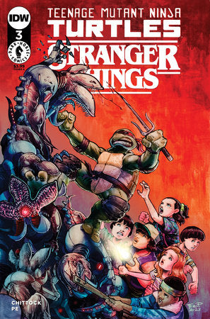 Tortugas Ninja x Stranger Things #3 Portada A (Pe)