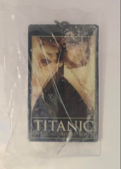 Titanic 1997 Vintage Promotional Metal Keychain