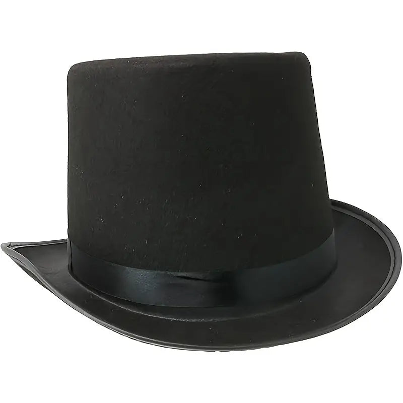 Black Felt Top Hat / Magician Hat