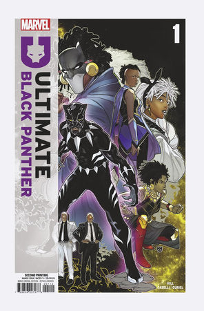 ULTIMATE BLACK PANTHER #1 R.B. SILVA 2ND PRINTING VARIANT 3/13/24