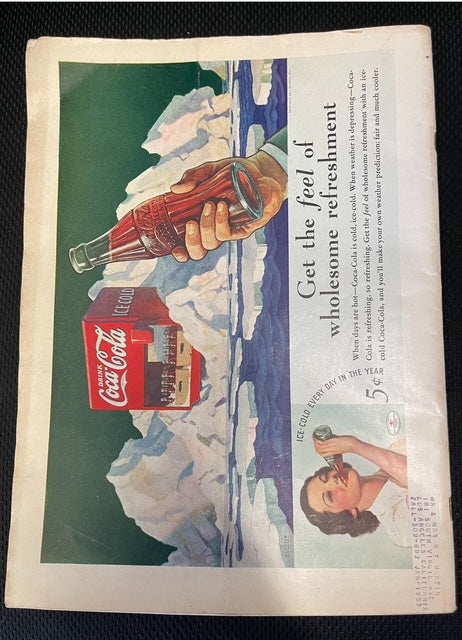 July 20, 1936 Time Magazine Benito Mussolini