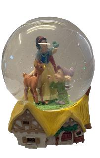 BLANCO NIEVES GLOBO DE NIEVE MUSICAL VENADO TOPIDO DISNEY PARKS WORKS