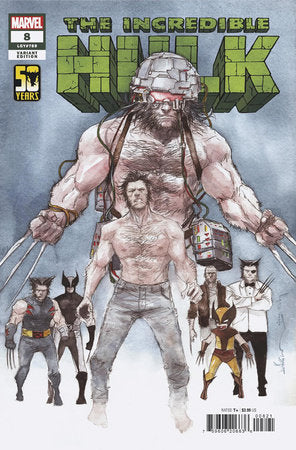 INCREDIBLE HULK INCREDIBLE HULK 8 DUSTIN NGUYEN WOLVERINE WOLVERINE WOLVERINE VARIANT  1/31/24