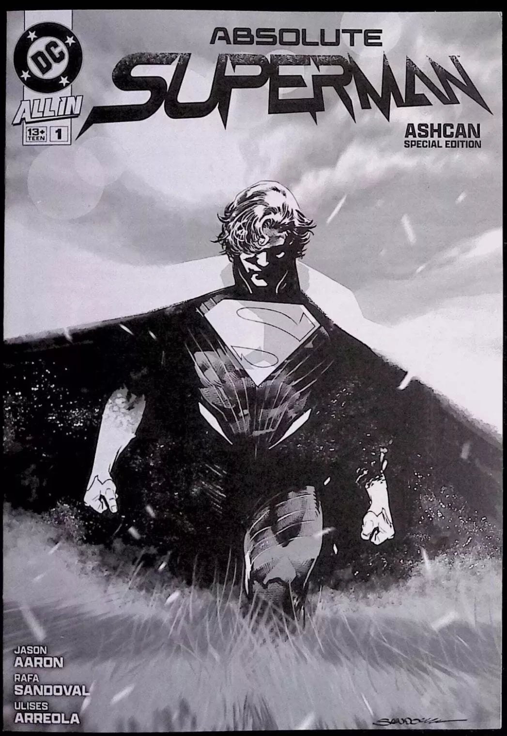 ABSOLUTE SUPERMAN/ ABSOLUTE WONDER WOMAN #1 NYCC ASHCAN VARIANT10/17/2024