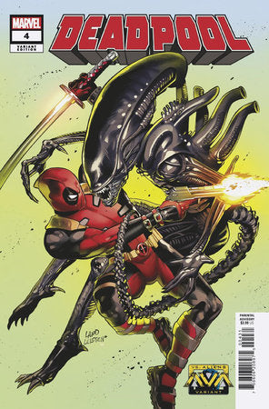 DEADPOOL #4 GREG LAND MARVEL VS. ALIEN VARIANT 7/3/24