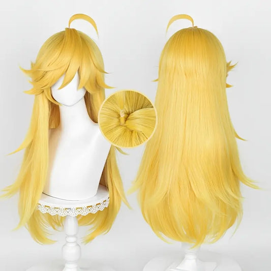 Long Straight Hair Anime Wig (Blonde)