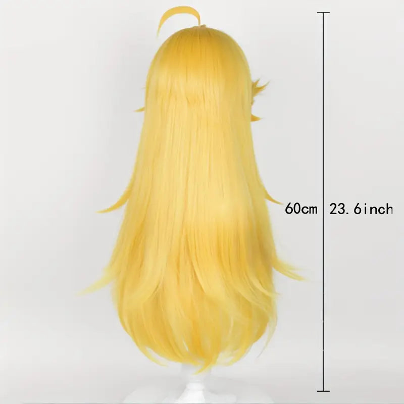 Long Straight Hair Anime Wig (Blonde)