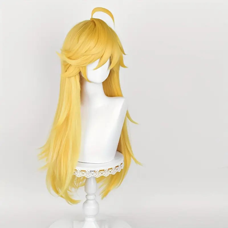 Long Straight Hair Anime Wig (Blonde)