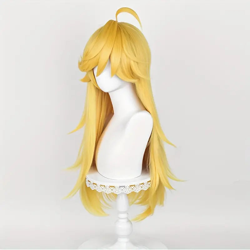 Long Straight Hair Anime Wig (Blonde)