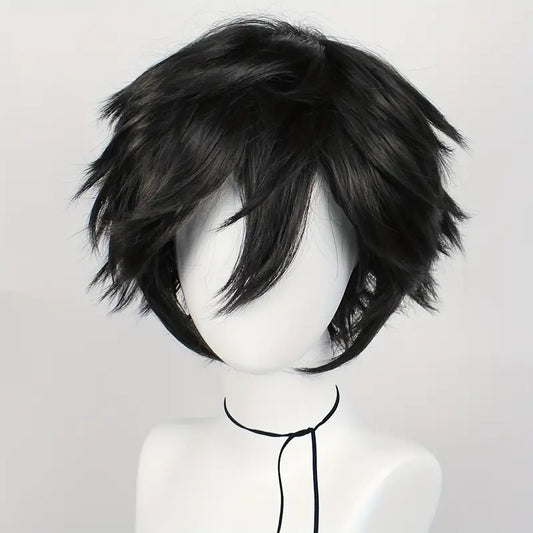 Short Anime Wig (Black)