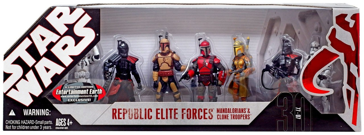 STAR WARS REPUBLIC ELITE FORCES MANDALORIANS & CLONE TROOPERS