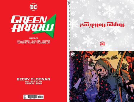 FLECHA VERDE #6 (DE 12) CVR C BECKY CLOONAN DC HOLIDAY CARD EDICIÓN ESPECIAL VAR 11/23