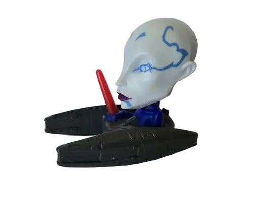 Star Wars: The Clone Wars 2008 McDonald's Happy Meal Asajj Ventress with Vulture Droid and Light-up Lightsaber Bobblehead