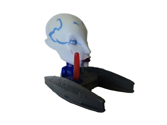 Star Wars: The Clone Wars 2008 McDonald's Happy Meal Asajj Ventress with Vulture Droid and Light-up Lightsaber Bobblehead