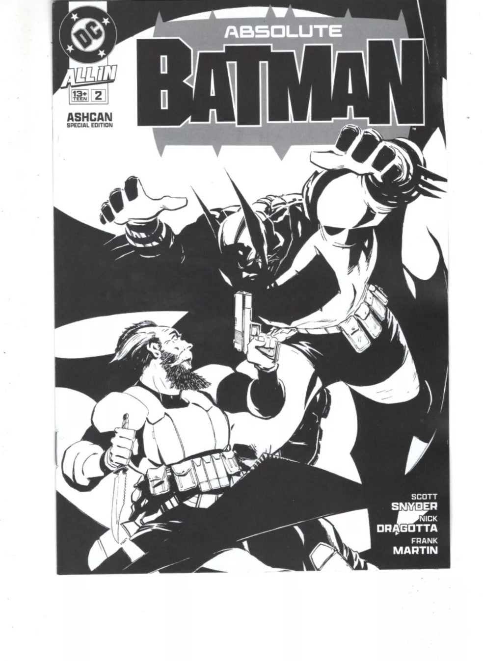 ABSOLUTE BATMAN #2 NYCC ASHCAN VARIANT 10/22/2024