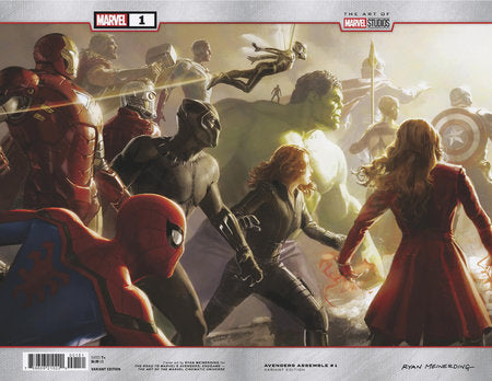 AVENGERS ASSEMBLE #1 RYAN MEINERDING WRAPAROUND MARVEL STUDIOS VARIANT 9/11/24