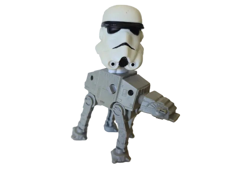 Star Wars: The Clone Wars 2008 McDonald's Happy Meal Stormtrooper with AT-AT Bobblehead